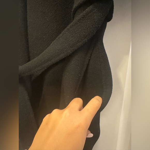 Soia & Kyo wool coat w/ cascade collar - Picture 6 of 11